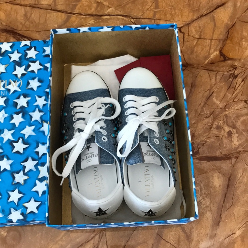 *SOLD* Valentino Star Studded Sneakers